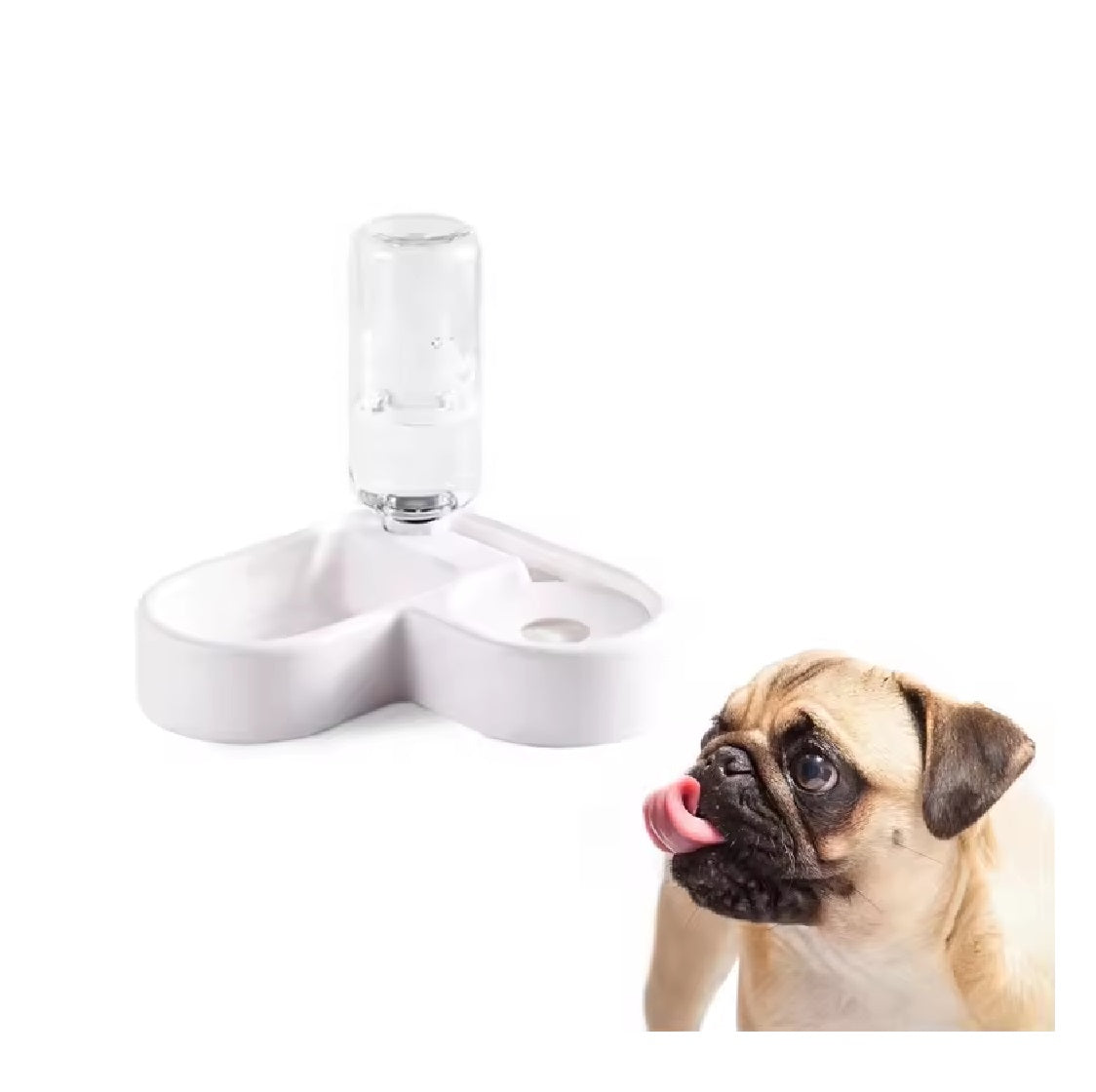 BEBEDERO Y COMEDERO AUTOMÁTICO 2 EN 1